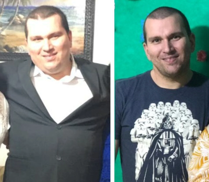 Ricardo Augusto, 42 anos: Achava que estas fórmulas só serviam para mulheres, mas resolvi usar e o resultado: -9kg na balança!