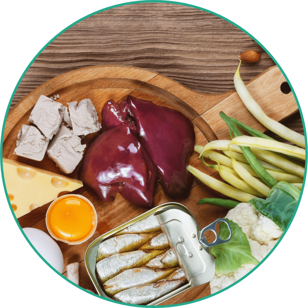 A Vitamina B12 (Cobalamina) é essencial para a produção de energia e a saúde do sistema nervoso, aumentando a energia, melhora o humor e apoia a saúde cerebral.